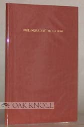 Order Nr. 9463 BIBLIOGRAPHY OLD & NEW. Herman W. Liebert