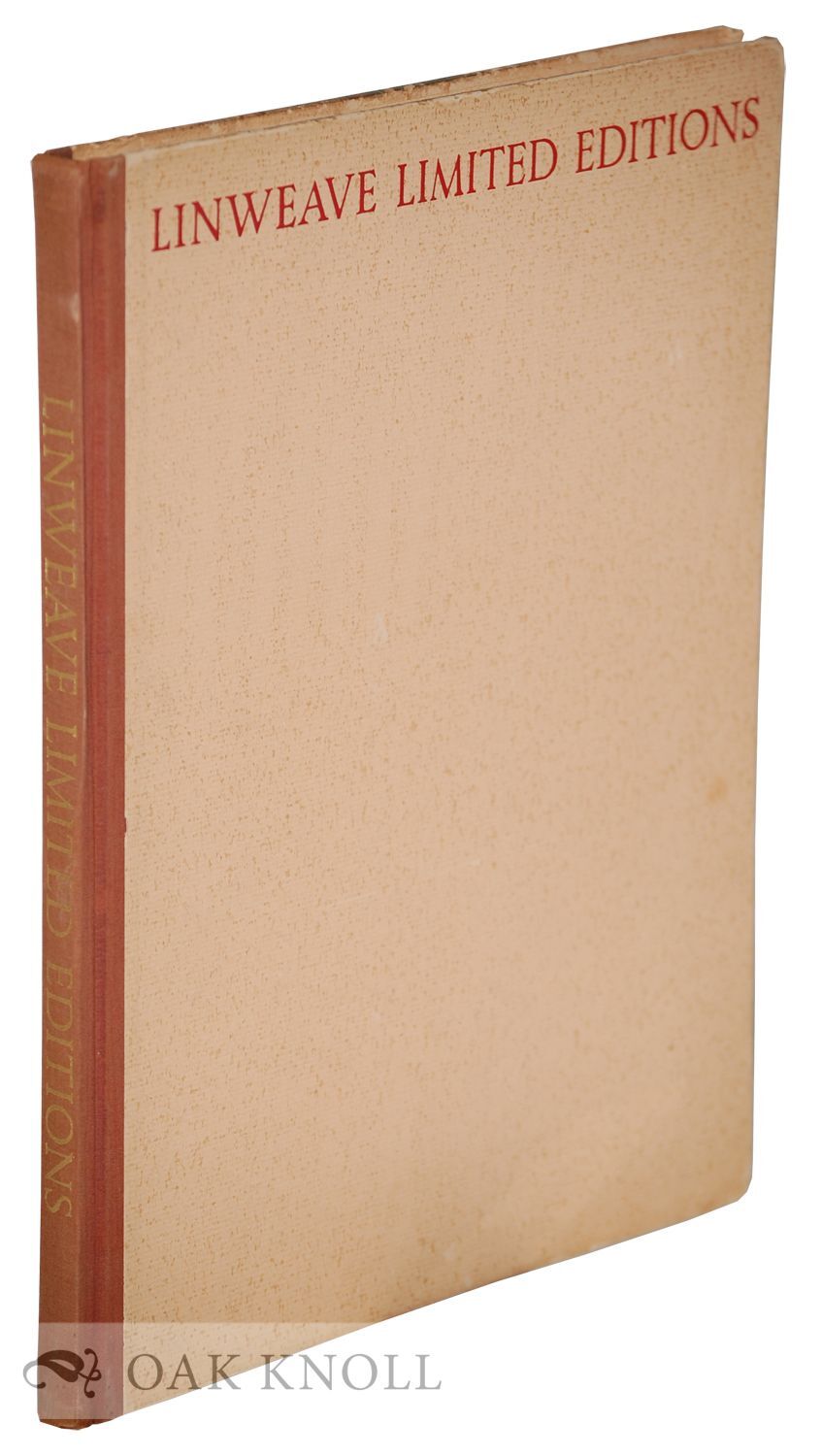 LINWEAVE LIMITED EDITIONS, 1934