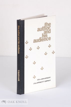 Order Nr. 9487 THE AUTHOR AND HIS AUDIENCE WITH A CHRONOLOGY OF MAJOR EVENTS IN THE PUBLISHING...