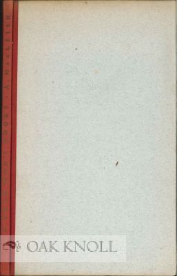 Order Nr. 9692 A FREE MAN'S BOOKS' AN ADDRESS. Archibald Macleish