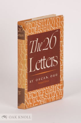 Order Nr. 9835 THE 26 LETTERS. Oscar Ogg