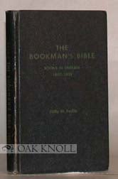 THE BOOKMAN'S BIBLE, A CODED GUIDE TO THE PRICING OF ANTIQUARIAN BOOKS BOOKS IN ENGLISH 1850-1899. Philip M. Roskie.