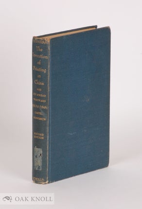 Order Nr. 10279 THE INVENTION OF PRINTING IN CHINA AND ITS SPREAD WESTWARD. Thomas Francis Carter