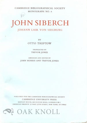 JOHN SIBERCH. Otto Treptow.