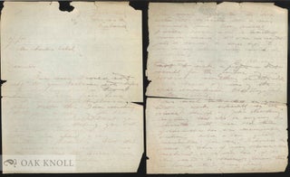 TWO ONE PAGE CARBON COPIES OF LETTERS TO HAROLD SIMPSON OF ENGLAND. Charles Welsh.