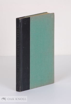 Order Nr. 11054 THREE LANTERN SLIDES, BOOKS, THE BOOK TRADE, AND SOME RELATED PHENOMENA IN...