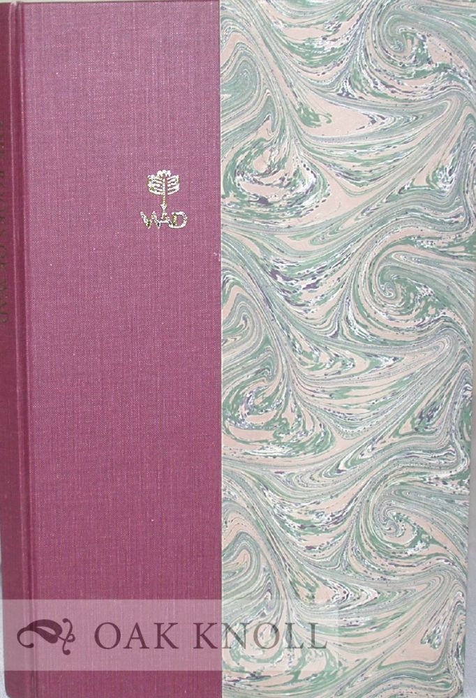 Order Nr. 11219 THE BOOKS OF WAD, A BIBLIOGRAPHY OF THE BOOKS DESIGNED BY W.A. DWIGGINS. Dwight Agner.