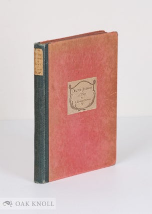 Order Nr. 11447 DOCTOR JOHNSON, A PLAY. A. Edward Newton