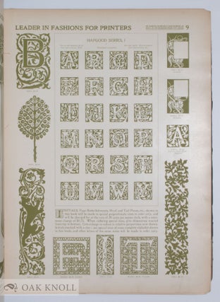 INITIALS, HEAD AND TAILPIECES, EMBELLISHMENTS AND ORNAMENTATIONS FOR THE PRINTER AND PUBLISHER.