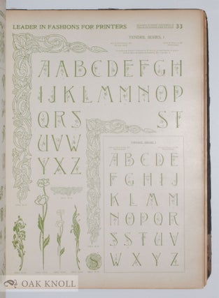 INITIALS, HEAD AND TAILPIECES, EMBELLISHMENTS AND ORNAMENTATIONS FOR THE PRINTER AND PUBLISHER.