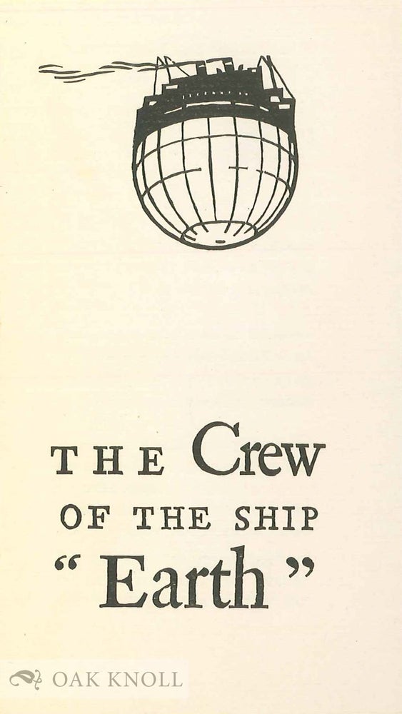 Order Nr. 11742 THE CREW OF THE SHIP "EARTH" WA Dwiggins.