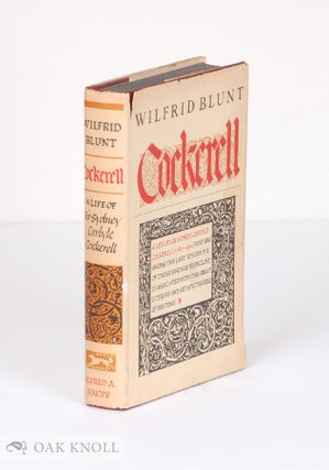 Order Nr. 12370 COCKERELL, SYDNEY CARLYLE COCKERELL, FRIEND OF RUSKIN AND WILLIAM MORRIS AND...