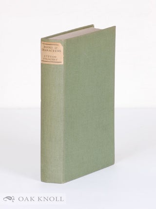 Order Nr. 12530 BOOKS AND CHARACTERS, FRENCH & ENGLISH. Lytton Strachey