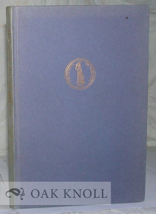 Order Nr. 12610 A BRIEF ACCOUNT OF THE CLIFTON WALLER BARRETT LIBRARY. Herbert Cahoon