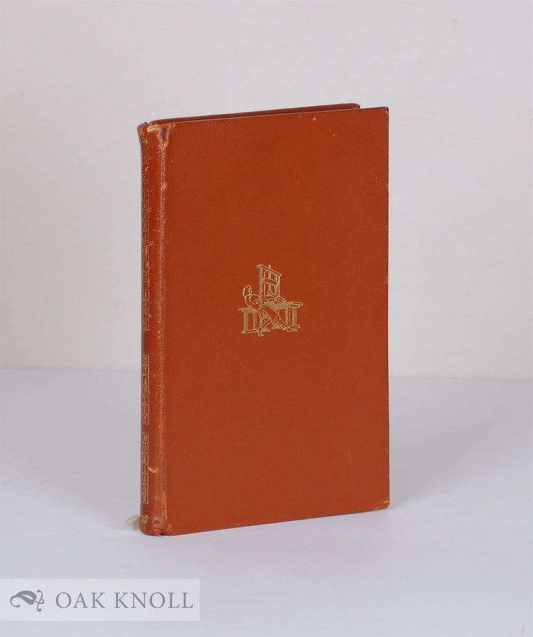 Order Nr. 13308 THE TYPOGRAPHIC ARTS, TWO LECTURES. Stanley Morison.