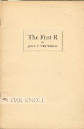 Order Nr. 13612 THE FIRST R. John T. Winterich