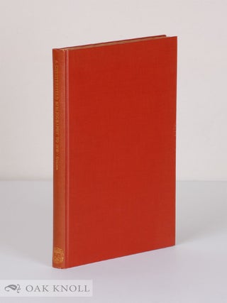 Order Nr. 13833 A CHESTERFIELD BIBLIOGRAPHY OF 1800. Sidney L. Gulick