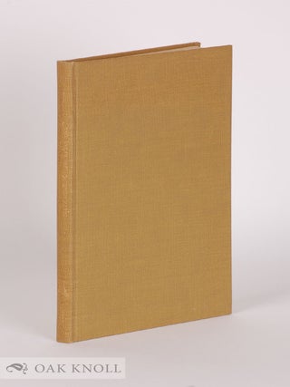 Order Nr. 13972 THE BEGINNINGS OF SYSTEMATIC BIBLIOGRAPHY. Theodore Besterman