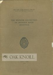 Order Nr. 13982 THE SPENCER COLLECTION OF MODERN BOOK BINDINGS