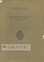 Order Nr. 13982 THE SPENCER COLLECTION OF MODERN BOOK BINDINGS