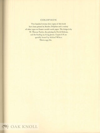 TWELVE BINDINGS. WITH REMARKS ON THE BINDINGS BY MICHAEL WILCOX & ON THE BOOKS BY ELAINE SMYTH & W. THOMAS TAYLOR.