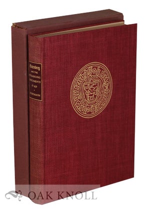 Order Nr. 14485 GUTENBERG AND THE STRASBOURG DOCUMENTS OF 1439; AN INTERPRETATION. Otto W. Fuhrmann