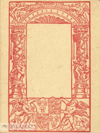 Order Nr. 15472 SIBERCH CELEBRATIONS, 1521-1971. Brooke Crutchley