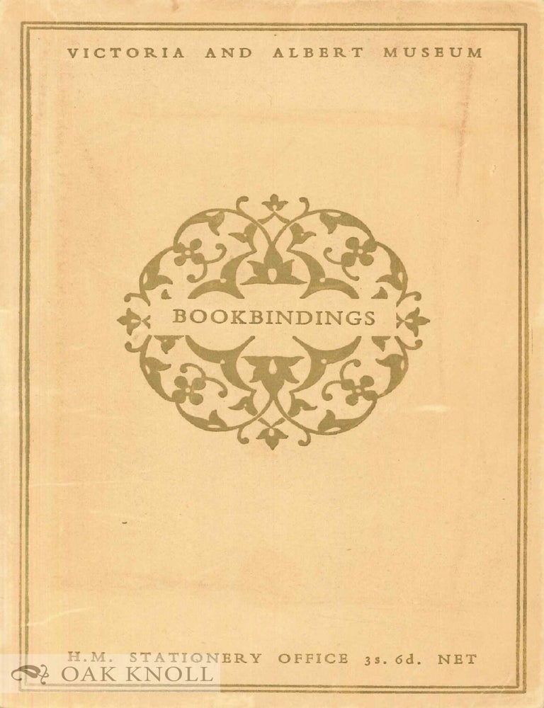 Order Nr. 15475 BOOKBINDINGS. John P. Harthan.
