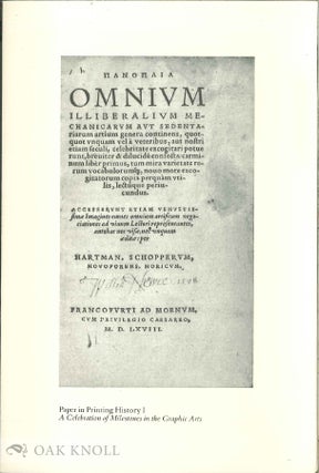 Order Nr. 15493 Two issues of pamphlets devoted to papermaking issued by Group of pamphlets...