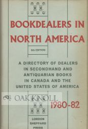Order Nr. 15932 BOOKDEALERS IN NORTH AMERICA, 1980-82