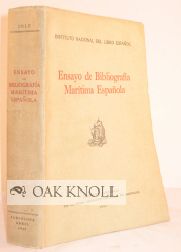 Order Nr. 15937 ENSAYO DE BIBLIOGRAFIA MARITIMA ESPANOLA