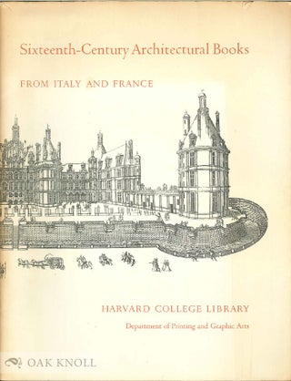 Order Nr. 16337 SIXTEENTH-CENTURY ARCHITECTURAL BOOKS FROM ITALY AND FRANCE