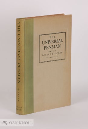 Order Nr. 16488 THE UNIVERSAL PENMAN. George Bickham