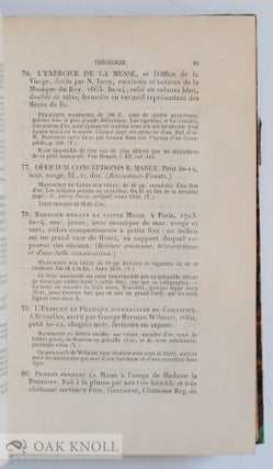 CATALOGUE DE LA BIBLIOTHÈQUE DE M.N. YEMENIZ