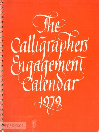 Order Nr. 17122 THE CALLIGRAPHERS ENGAGEMENT CALENDAR 1979. Paul Freeman