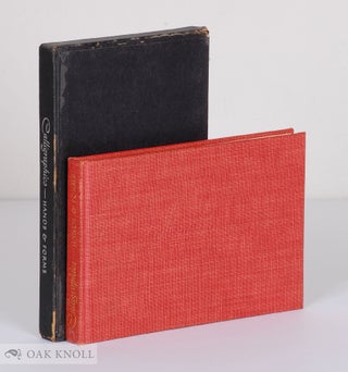 Order Nr. 17183 CALLIGRAPHICS - HANDS & FORMS, RENDERED BY TWENTY-FIVE AMERICAN SCRIBES FOR...