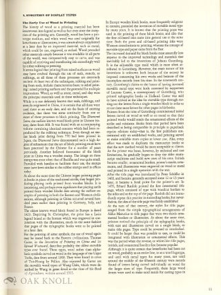 AMERICAN WOOD TYPE, 1828-1900, NOTES ON THE EVOLUTION OF DECORATED AND LARGE TYPES AND COMMENTS ON RELATED TRADES OF THE PERIOD.