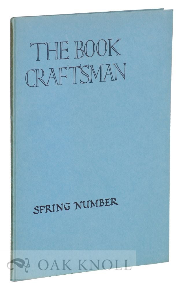 Order Nr. 17600 BOOK CRAFTSMAN, A TECHNICAL JOURNAL FOR PRINTERS & COLLECTOR S OF FINE EDITIONS. Volume Two. James Guthrie.