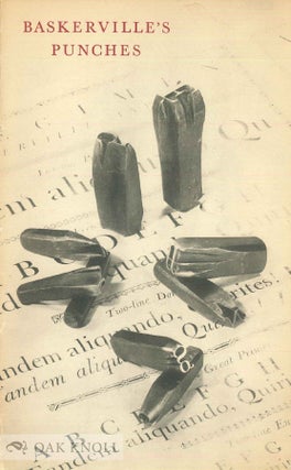 Order Nr. 17977 BASKERVILLE'S PUNCHES. Philip Gaskell