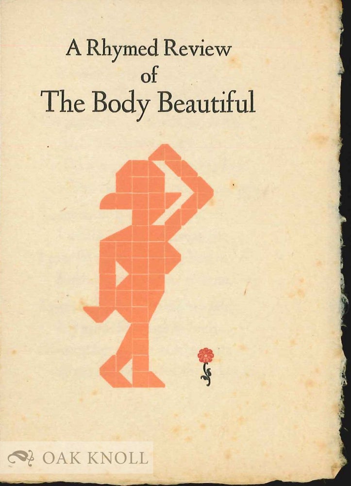 Order Nr. 18173 RHYMED REVIEW OF THE BODY BEAUTIFUL. Earl H. Emmons.