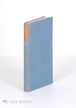 Order Nr. 18205 ABOUT ALPHABETS, SOME MARGINAL NOTES ON TYPE DESIGN. Hermann Zapf