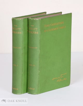 Order Nr. 18272 FOUR GENERATIONS OF A LITERARY FAMILY, THE HAZLITTS IN ENGLAND, IRELAND, AND...