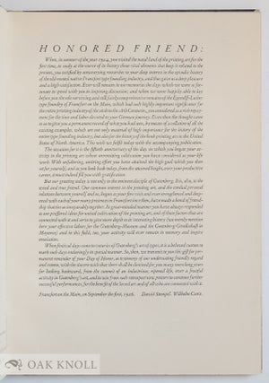 EGENOLFF-LUTHERSCHE SCHRIFTGIESSEREI IN FRANKFURT AM MAIN UND IHRE GESCHAFTLICHEN VERBINDUNGEN MIT DEN VEREINIGTEN STAATEN VON NORDAMERIKA.