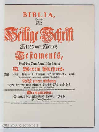 EGENOLFF-LUTHERSCHE SCHRIFTGIESSEREI IN FRANKFURT AM MAIN UND IHRE GESCHAFTLICHEN VERBINDUNGEN MIT DEN VEREINIGTEN STAATEN VON NORDAMERIKA.