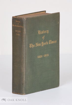 Order Nr. 18795 HISTORY OF THE NEW YORK TIMES. Elmer Davis