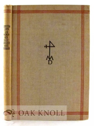 Order Nr. 19153 DER MÜNCHNER BUCHDRUCKER HANS SCHOBSER, 1500-1530 MIT EINEM ANHANG WER IST...