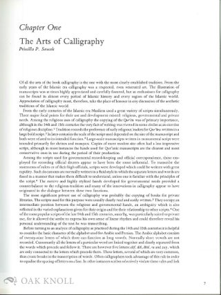 THE ARTS OF THE BOOK IN CENTRAL ASIA, 14TH-16TH CENTURIES.