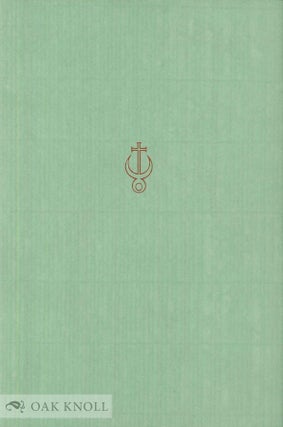 Order Nr. 19541 ON G.B. BODONI'S TYPE FACES. Giovanni Mardersteig