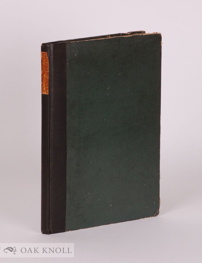 Order Nr. 19569 JOHN BASKERVILLE, TYPE-FOUNDER AND PRINTER 1706-1775. Josiah Henry Benton.