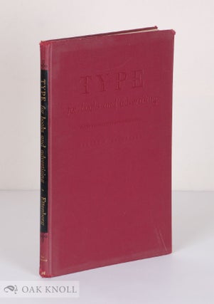 Order Nr. 19627 TYPE FOR BOOKS AND ADVERTISING. Eugene M. Ettenberg